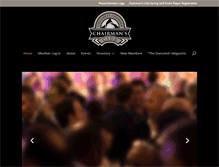 Tablet Screenshot of gwinnettchairmansclub.com